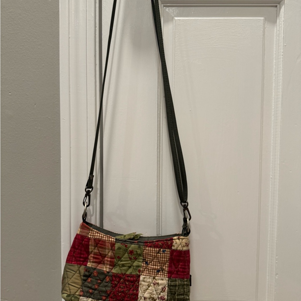 Patchwork Quilted Crossbody Bag - Multicolor - image 1